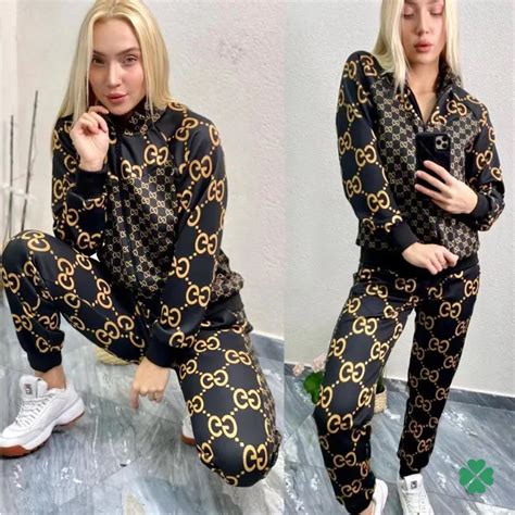 women's gucci tracksuit|joggers sets women Gucci.